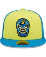 Men's New Era Yellow, Blue Sacramento Dorados Copa De La Diversion 59FIFTY Fitted Hat