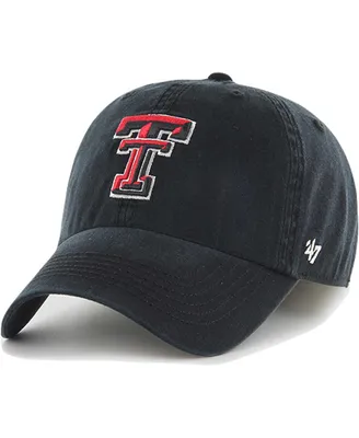 Men's '47 Brand Black Texas Tech Red Raiders Franchise Fitted Hat