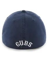 Men's '47 Brand Navy Chicago Cubs Cooperstown Collection Franchise Fitted Hat