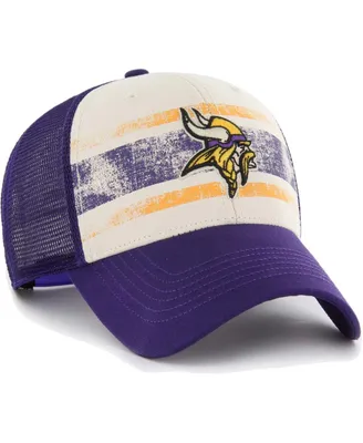 Men's '47 Brand Cream Minnesota Vikings Breakout Mvp Trucker Adjustable Hat