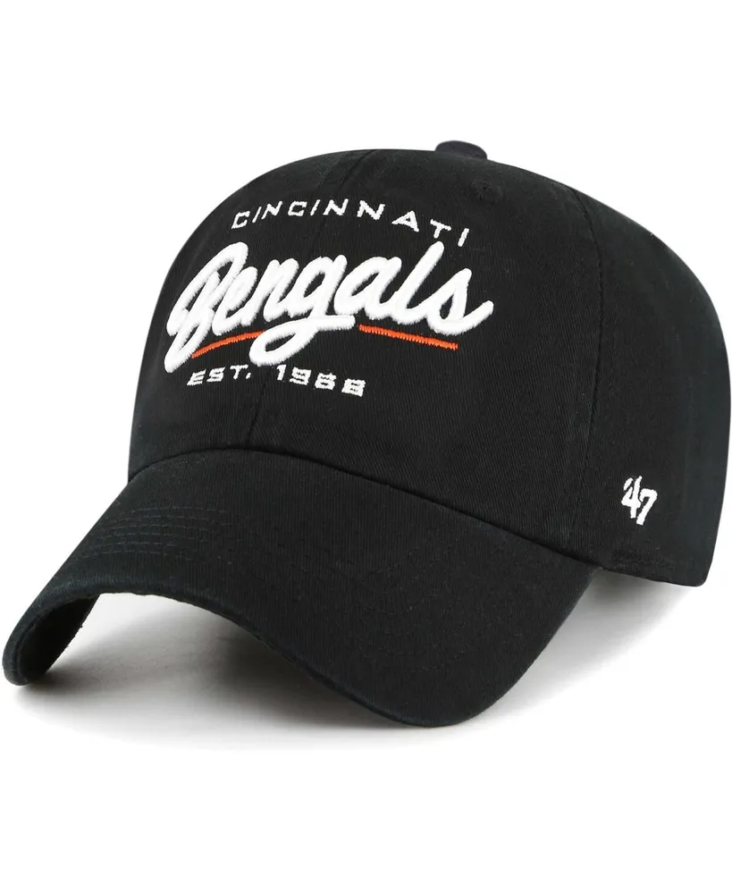 Unisex '47 White Cincinnati Bengals Confetti Clean Up Adjustable Hat