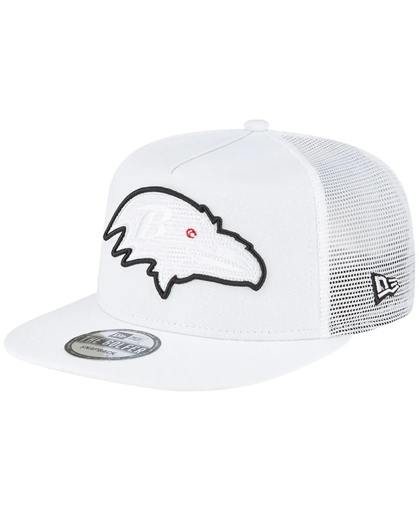 Men's New Era Washington Commanders Whiteout Golfer 9FIFTY Snapback Hat