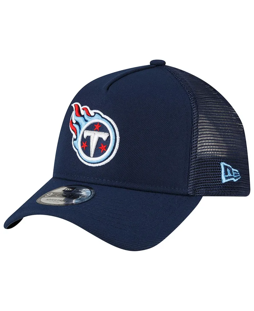 New Era Men's Navy Tennessee Titans Knit Trapper Hat