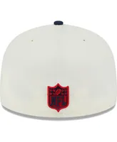 Men's New Era Cream England Patriots Retro 59FIFTY Fitted Hat