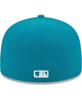 Men's New Era Turquoise Chicago Cubs 59FIFTY Fitted Hat