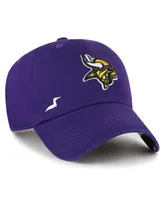 Women's '47 Brand Purple Minnesota Vikings Confetti Icon Clean Up Adjustable Hat