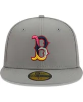 Men's New Era Gray Boston Red Sox Color Pack 59FIFTY Fitted Hat