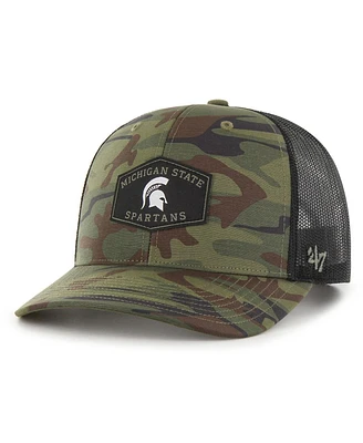 Men's '47 Brand Camo, Black Michigan State Spartans Oht Military-Inspired Appreciation Cargo Convoy Adjustable Hat