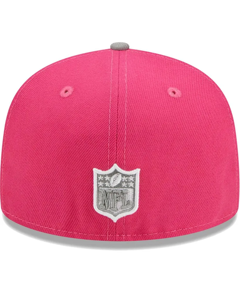 Men's New Era Pink, Graphite Dallas Cowboys 2-Tone Color Pack 59FIFTY Fitted Hat
