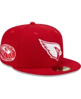 Men's New Era Scarlet Arizona Cardinals 2006 Inaugural Season Main Patch 59FIFTY Fitted Hat