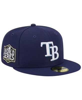 Men's New Era Navy Tampa Bay Rays 2020 World Series Team Color 59FIFTY Fitted Hat