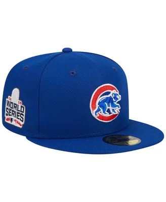 Men's New Era Royal Chicago Cubs Alternate Logo 2016 World Series Team Color 59FIFTY Fitted Hat