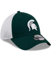 Men's New Era Green Michigan State Spartans Evergreen Neo 39THIRTY Flex Hat