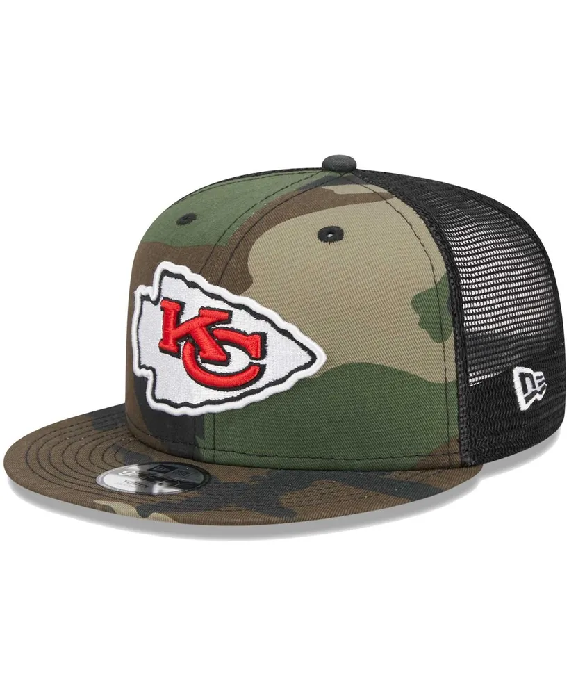 Youth New Era Camo Las Vegas Raiders Trucker 9FIFTY Snapback Hat