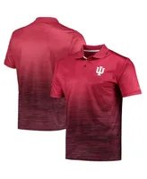 Men's Colosseum Crimson Indiana Hoosiers Marshall Polo Shirt