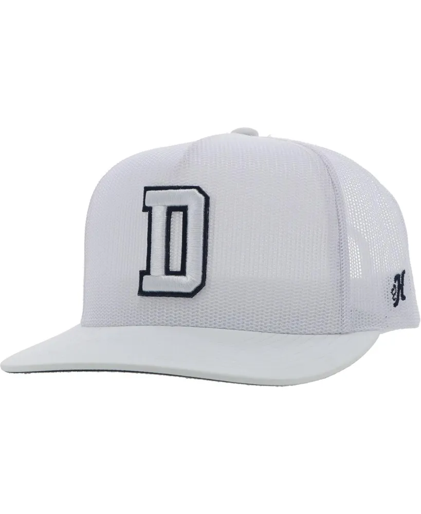 Men's Hooey White/Navy Dallas Cowboys Logo Snapback Hat