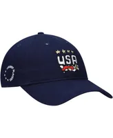 Men's Round21 Navy Uswnt Dad Adjustable Hat