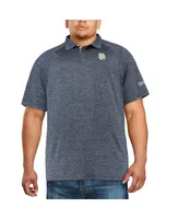 Men's Colosseum Navy Notre Dame Fighting Irish Big and Tall Down Swing Polo Shirt