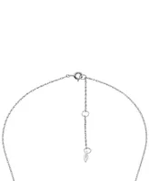 Fossil Sterling Silver Lock Chain Necklace