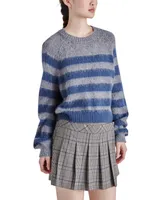 Steve Madden Women's Lyon Crewneck Long-Sleeve Sweater