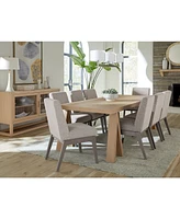 Closeout! Atwell 9pc Dining Set (Table + 8 Side Chairs)