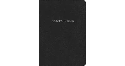 Rvr 1960 Biblia Letra Grande Tamano Manual, negro piel fabricada by B&H Espanol Editorial Staff