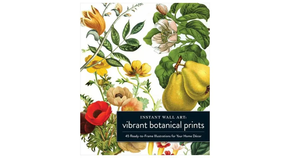 Instant Wall Art Vibrant Botanical Prints- 45 Ready-to