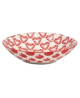 Certified International Peppermint Candy 40 oz Soup Bowls Set of 6, Service for 6