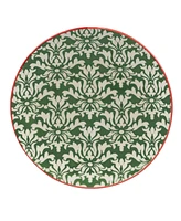 Certified International Winter Medley 6" Canape Plates Set of 6, Service for 6