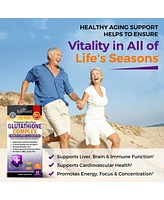 Glutathione Supplement Liver Detox with Quercetin Vitamin C Milk Thistle Alpha Lipoic Acid Liver Supplement & Immune Support Pills