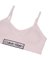 Calvin Klein Big Girls Seamless Ruched Crop Bra