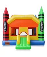 Cloud 9 Crayon Bounce House with Blower