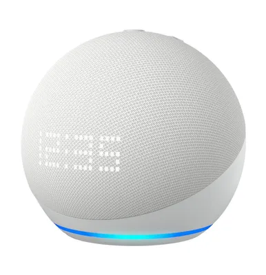 Echo Dot with Clock (5th Gen) Smart Speaker with Alexa