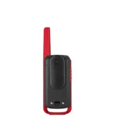 Motofrs Motorola Solutions T210 20 mi. Two-Way Radio Black/Red 2-Pack