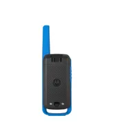 Motorola Solutions T270TP 25 mi. Two-Way Radio Black/Blue 3-Pack