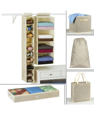 5-Piece Clothing Storage Set with Carrying Tote