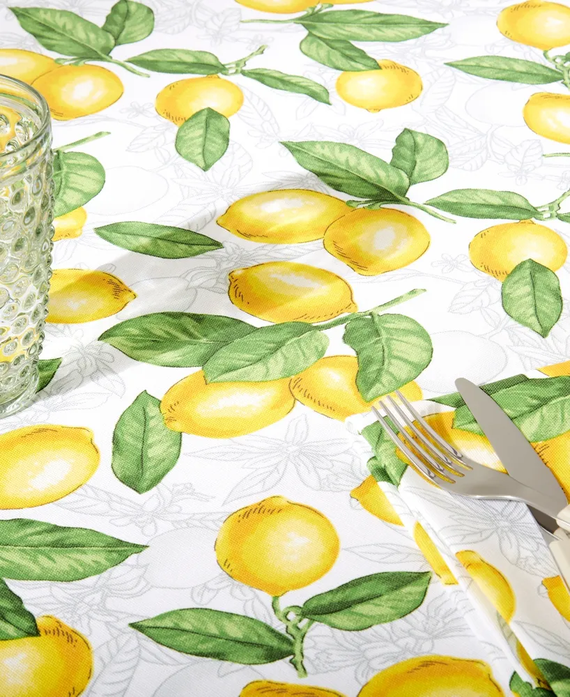 Martha Stewart Lots of Lemons Tablecloth Single Pack
