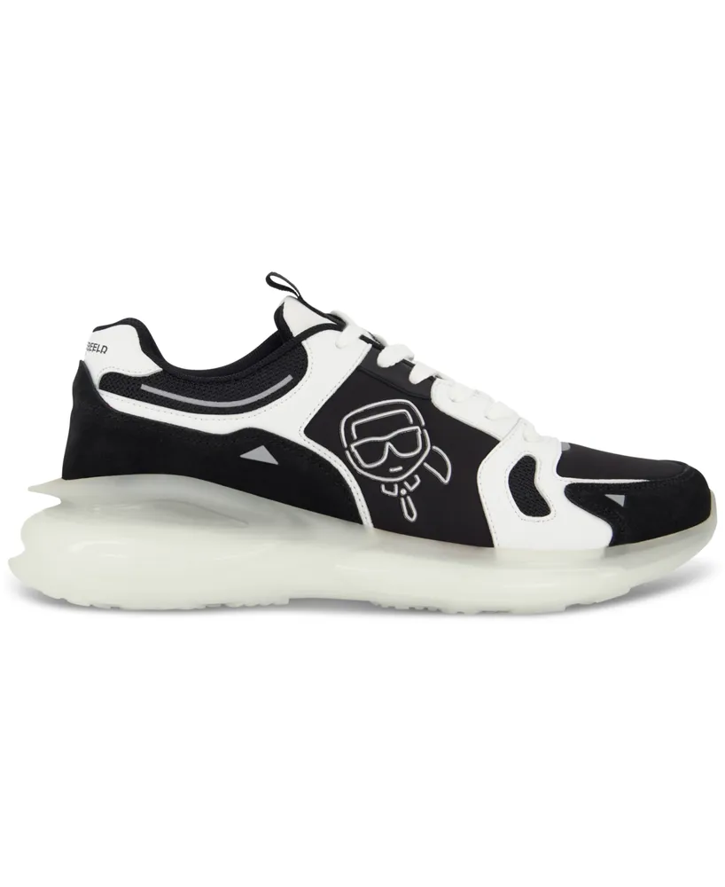 Karl Lagerfeld Paris Men's Metallic Karl Head Lace-Up Sneakers