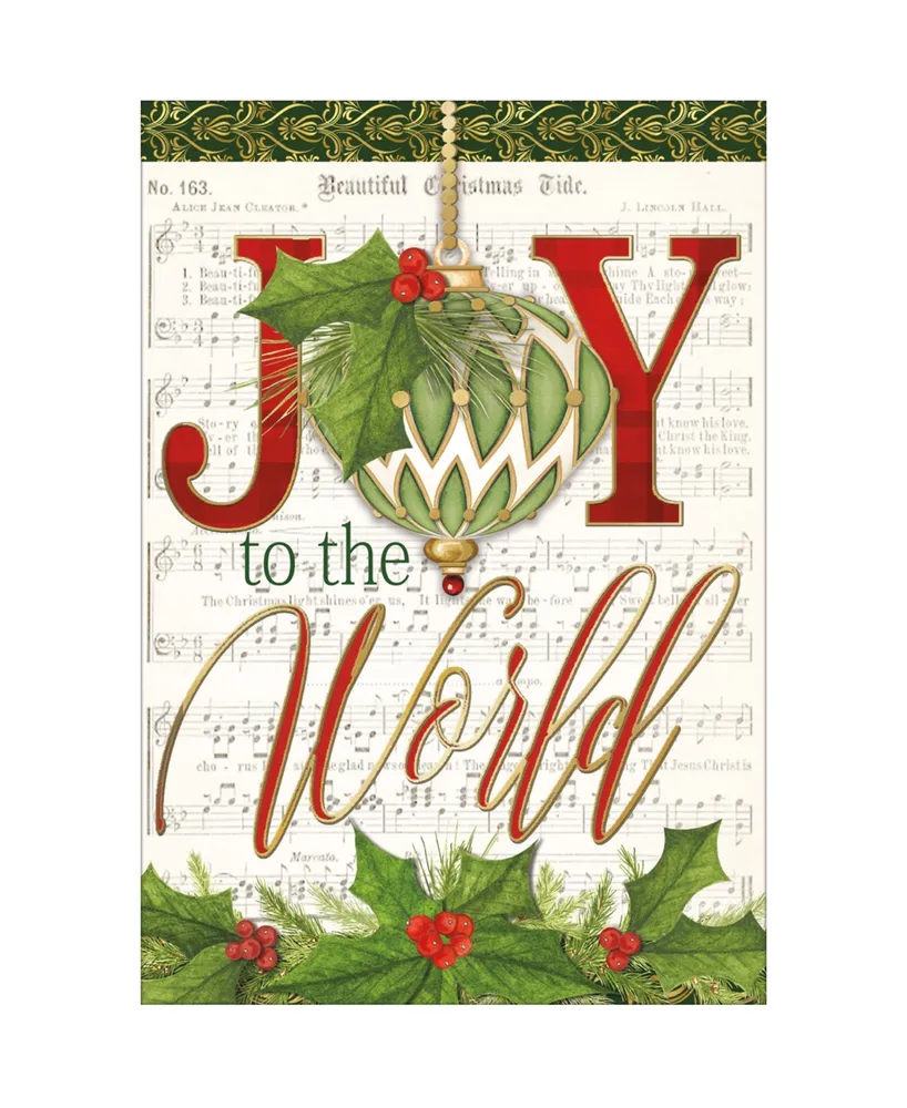 Lang Joy to The World Petite Christmas Cards, Set of 12