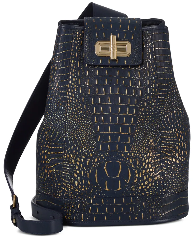 Brahmin Chelcy Backpack, Black, Leather