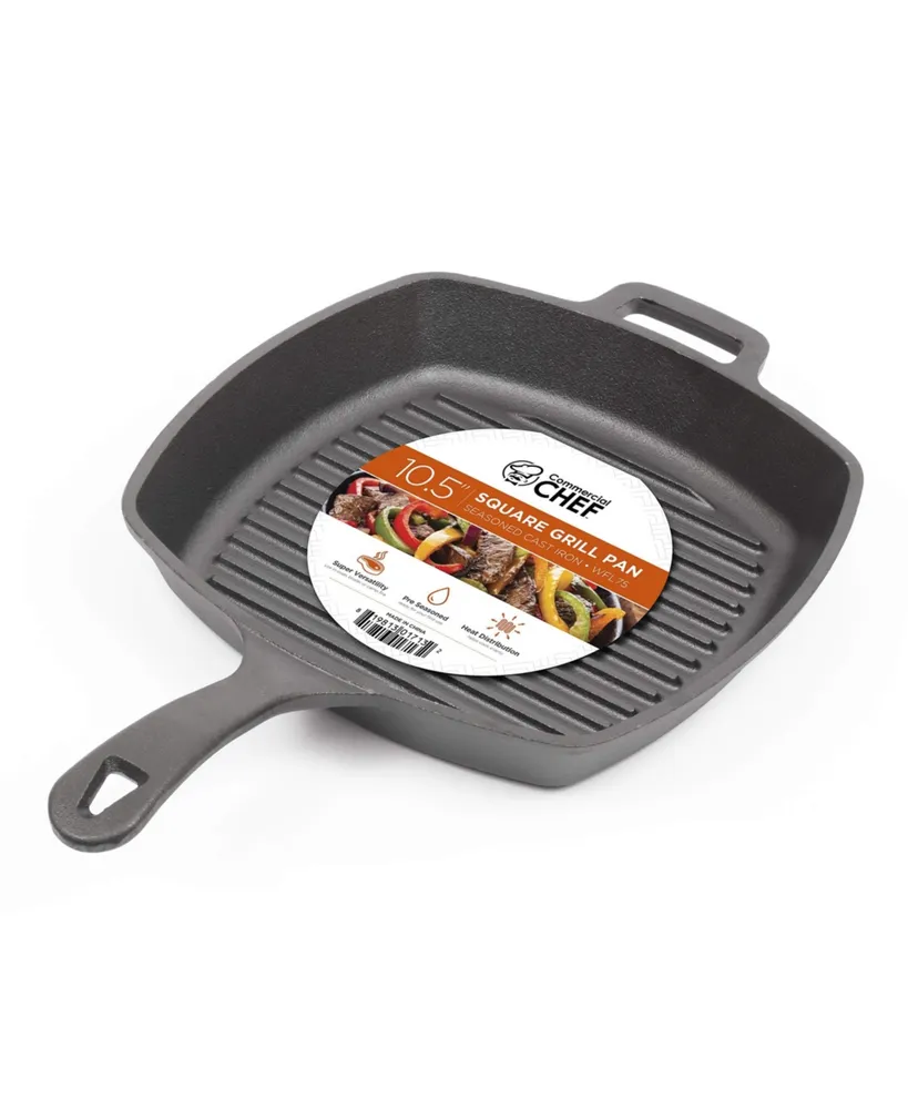 Ayesha Curry Grill Pan, Deep Square, Porcelain Enamel, 11.25 Inch