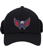 Men's adidas Black Washington Capitals Earflap Flex Hat