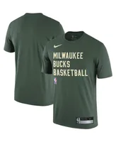 Men's Nike Hunter Green Milwaukee Bucks 2023/24 Sideline Legend Performance Practice T-shirt