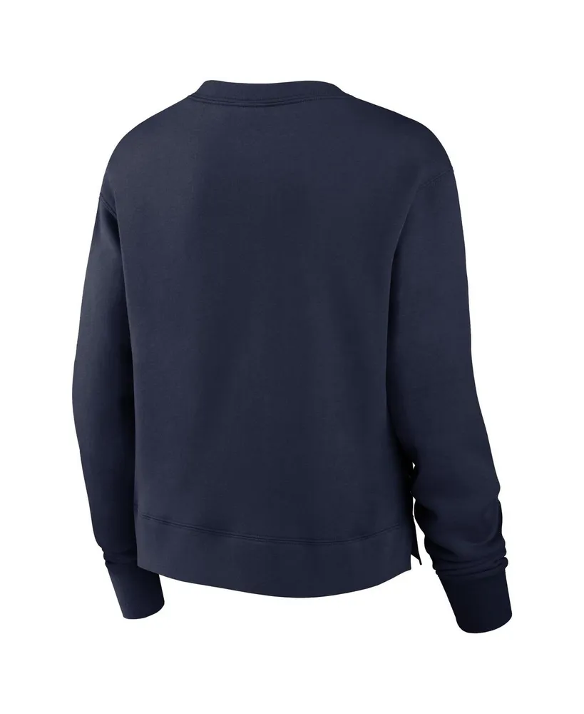 Cowboys High Neck Sweatshirt - Navy