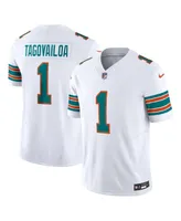 Men's Nike Tua Tagovailoa White Miami Dolphins Alternate Vapor F.u.s.e. Limited Jersey