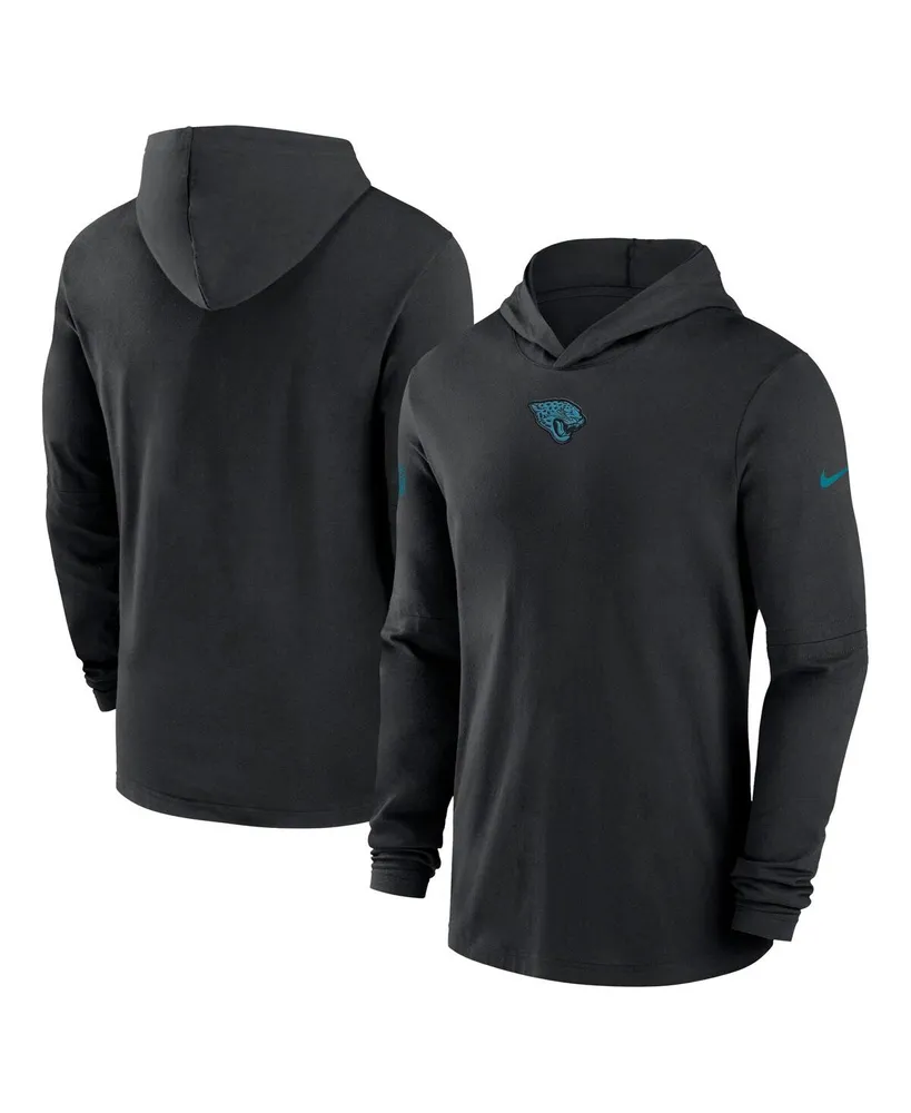 Men's Nike Black Atlanta Falcons Sideline Pop Performance Pullover Long Sleeve Hoodie T-Shirt