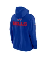 Men's Nike Royal Buffalo Bills Sideline Club Fleece Pullover Hoodie