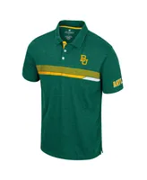 Men's Colosseum Green Baylor Bears No Problemo Polo Shirt