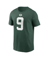 Men's Nike Christian Watson Green Bay Packers Player Name and Number T-shirt