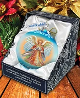 Designocracy Angel Ball Mercury Glass Christmas Ornaments G. DeBrekht